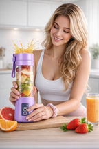 USB Rechargeable Mini Juicer Blender — Portable, 380ML