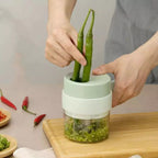 4-in-1 Electric Vegetable Cutter, Slicer, Grater, Chopper