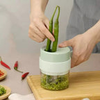 4-in-1 Electric Vegetable Cutter, Slicer, Grater, Chopper