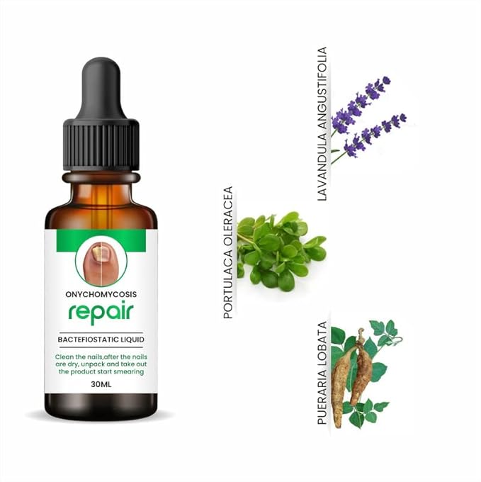 Onychomycosis Repair Bacteriostatic Liquid designed to treat fungal nail infections