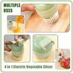 Portable Electric Vegetable Cutter Set