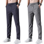 Men’s Lycra Solid Track Pants Combo (Pack of 2)