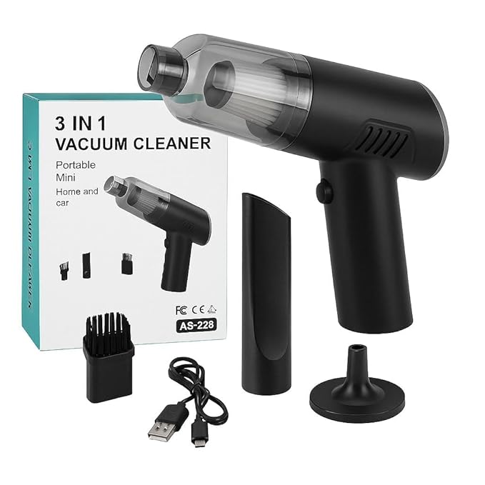 Mini Portable  3-in-1 Vaccum Cleaner