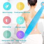 Back Scrubber for Shower Silicone Body Scrubber