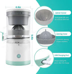 Electric Juicer Orange Squeezer Citrus Press Lemons, Portable USB Charging Electric Juicer