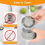 Electric Juicer Orange Squeezer Citrus Press Lemons, Portable USB Charging Electric Juicer