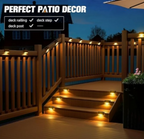 Solar deck lights (Pack of 4)