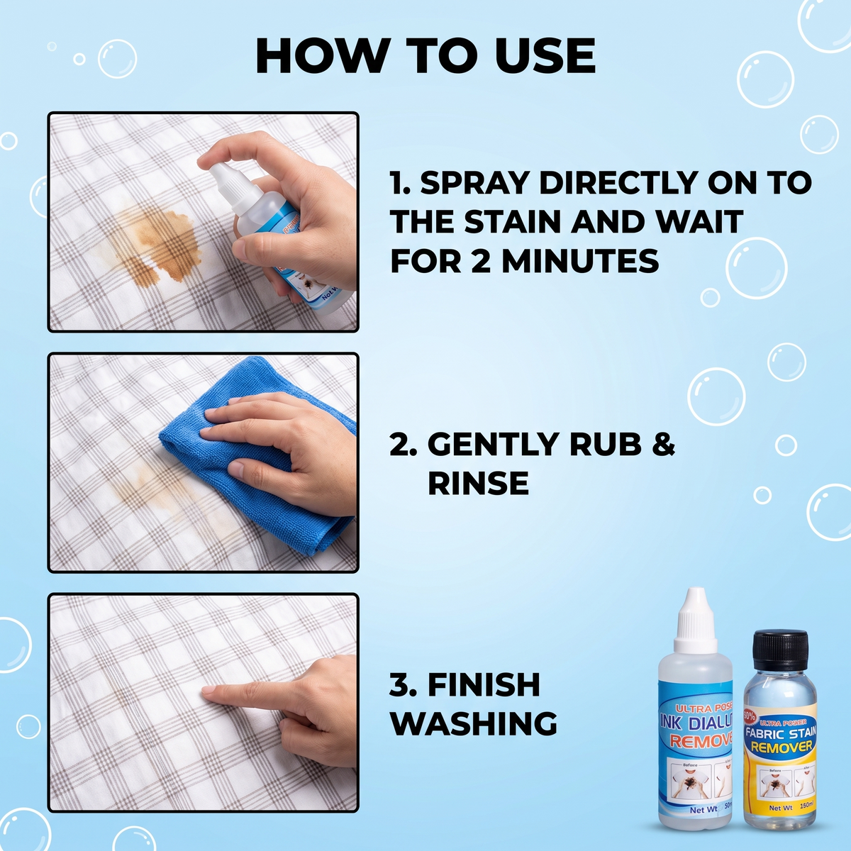 How to Use — 3 Simple Steps