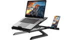 Adjustable Laptop & Smartphone Stand — Portable, Foldable, Multi-Device