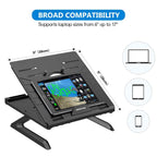 Adjustable Laptop & Smartphone Stand — Portable, Foldable, Multi-Device