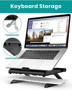Adjustable Laptop & Smartphone Stand — Portable, Foldable, Multi-Device