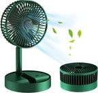 Foldable USB Desk Fan — Rechargeable, 3 Speeds, Silent