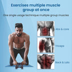 4-Wheel Ab Roller with Knee Mat — Core Strength Trainer