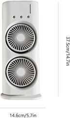 Spray Desk Fan — USB Rechargeable Mist Fan for Instant Cooling