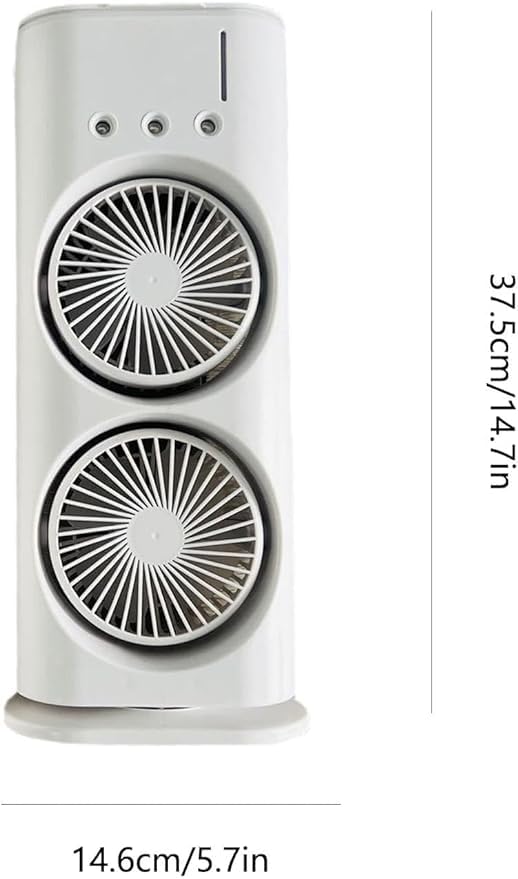 Spray Desk Fan — USB Rechargeable Mist Fan for Instant Cooling