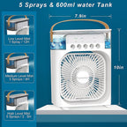 Portable Humidifier Air Cooler Mist Fan Mini Cooler for Home