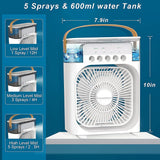 Portable Humidifier Air Cooler Mist Fan Mini Cooler for Home