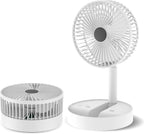 Portable Table Fan — USB Type-C Rechargeable, 3 Speed Settings