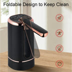 Water Bottle Dispenser, Foldable Electric Water Bottle Pump